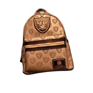 Loungefly Las Vegas Raiders Logo Mini Backpack